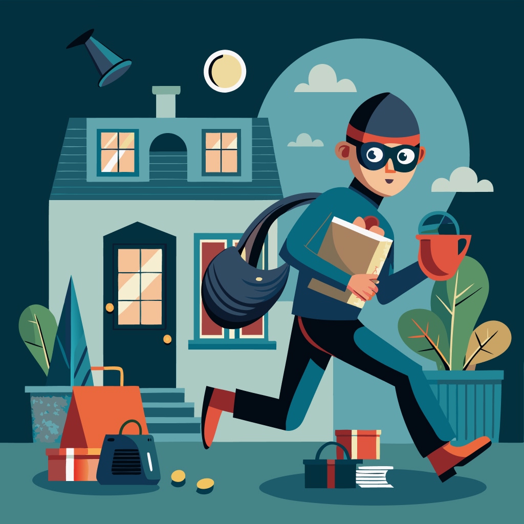 Burglary Illustration
